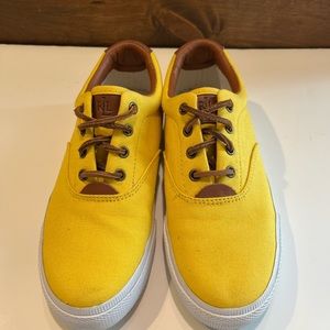 Lauren Ralph Lauren Veeta Yellow Sneakers - size 7B